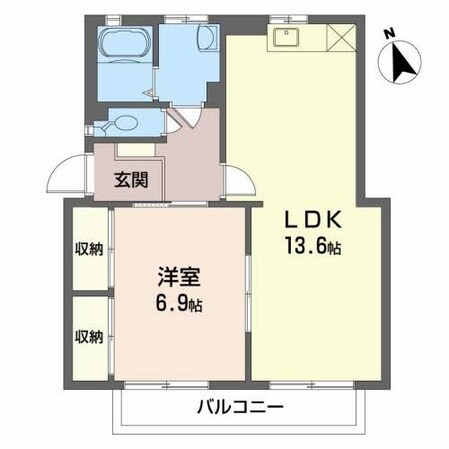 フォーブルまち2の物件間取画像